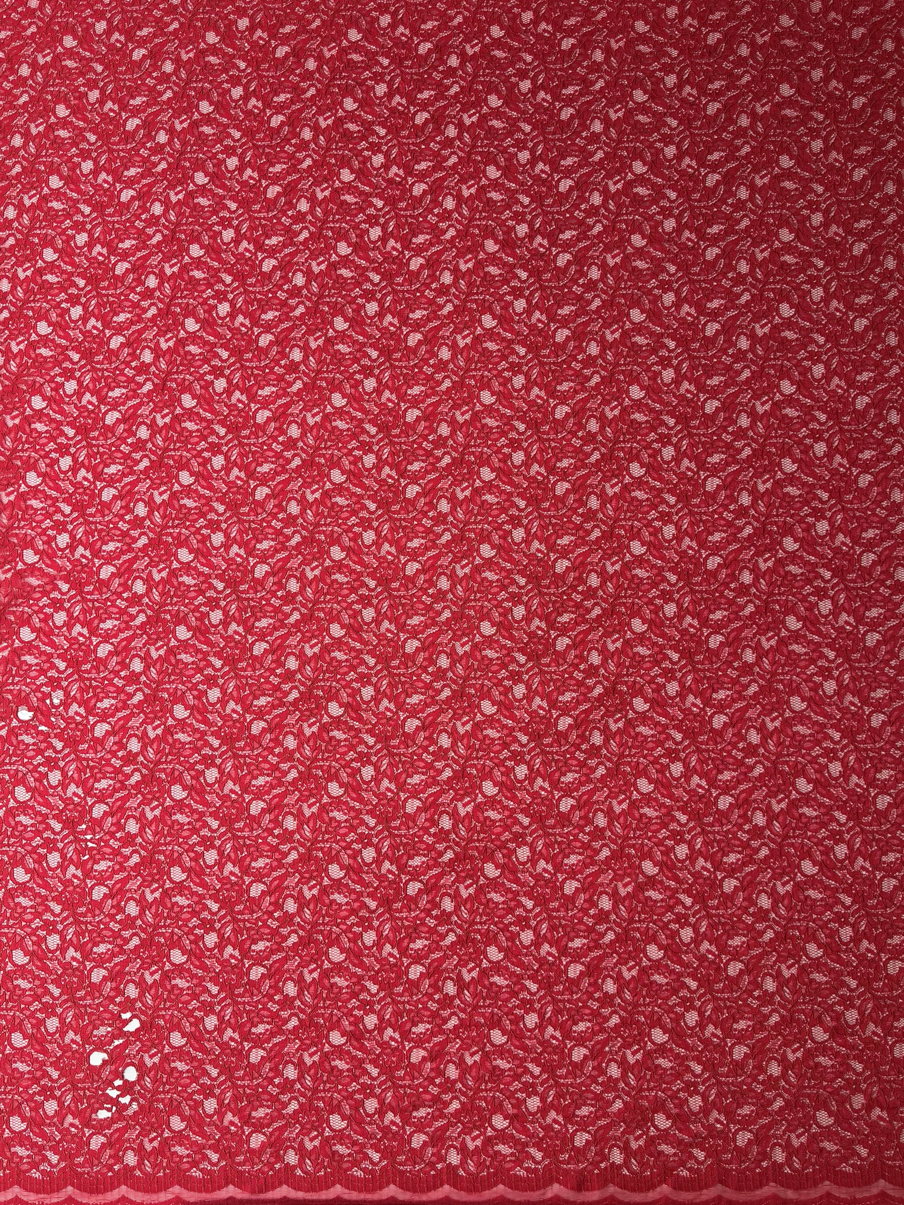 Helle Weinrote Kordelspitze - P947