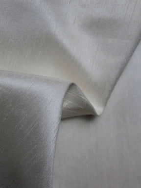 Elfenbeinfarbener Satin-Shantung - P967W