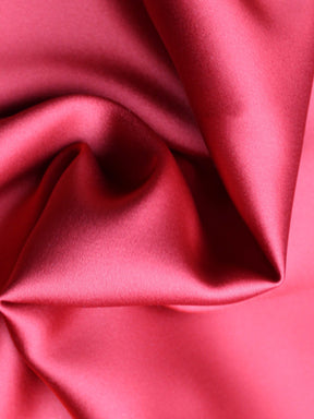 Roter Polyester-Stretch-Satin - PB1003