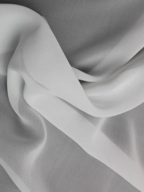 Weißer Chiffon in Baumwolloptik - PB2001