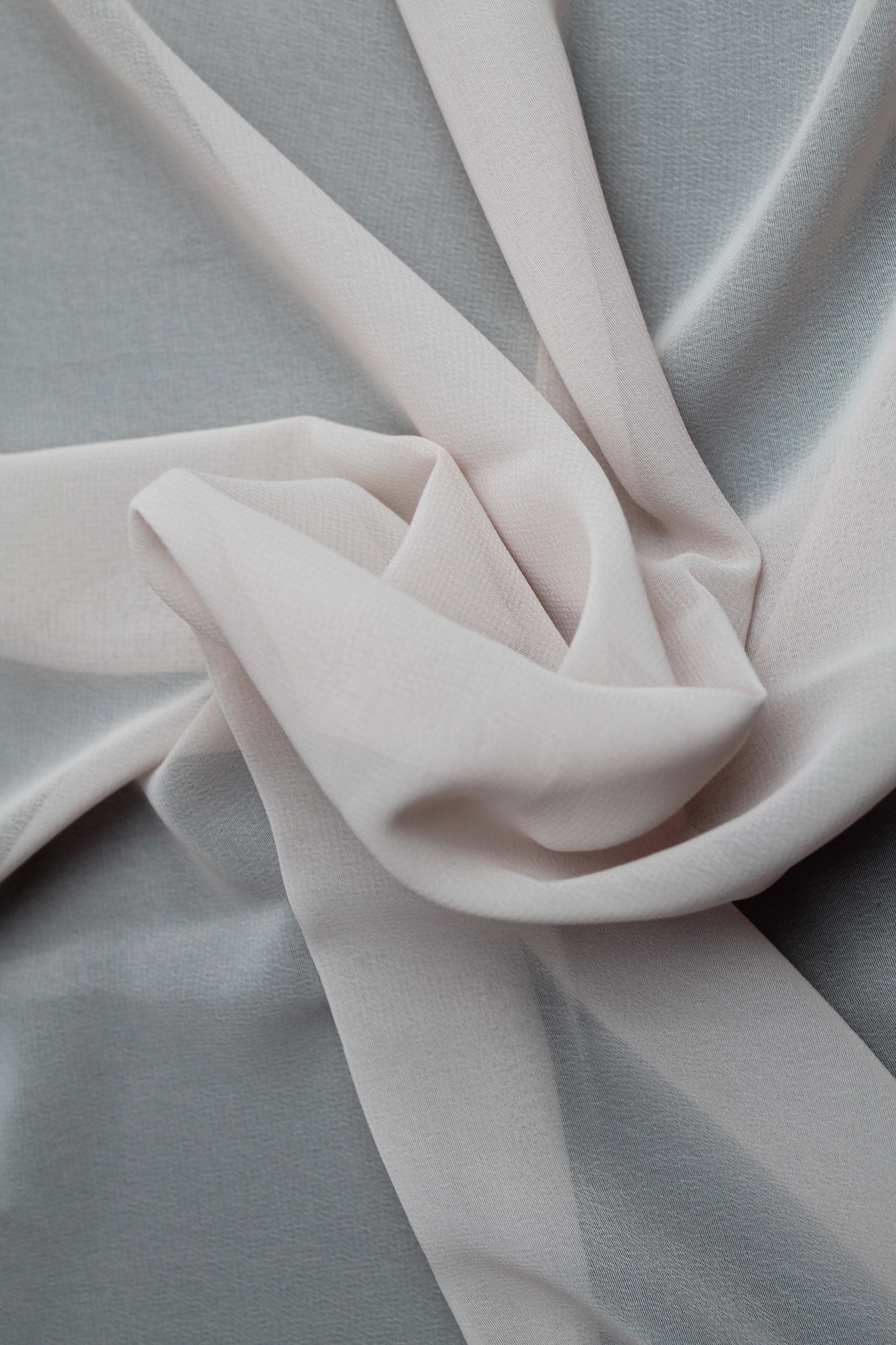 Recycelter Georgette in Dunkelrosa - PB2004