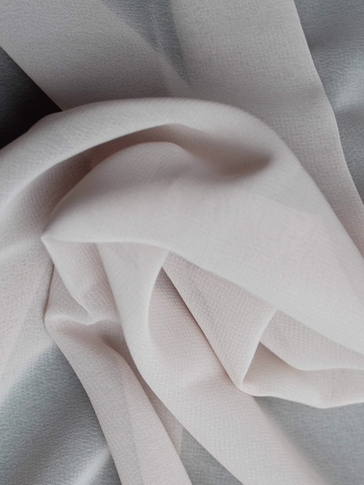 Recycelter Georgette in Dunkelrosa - PB2004