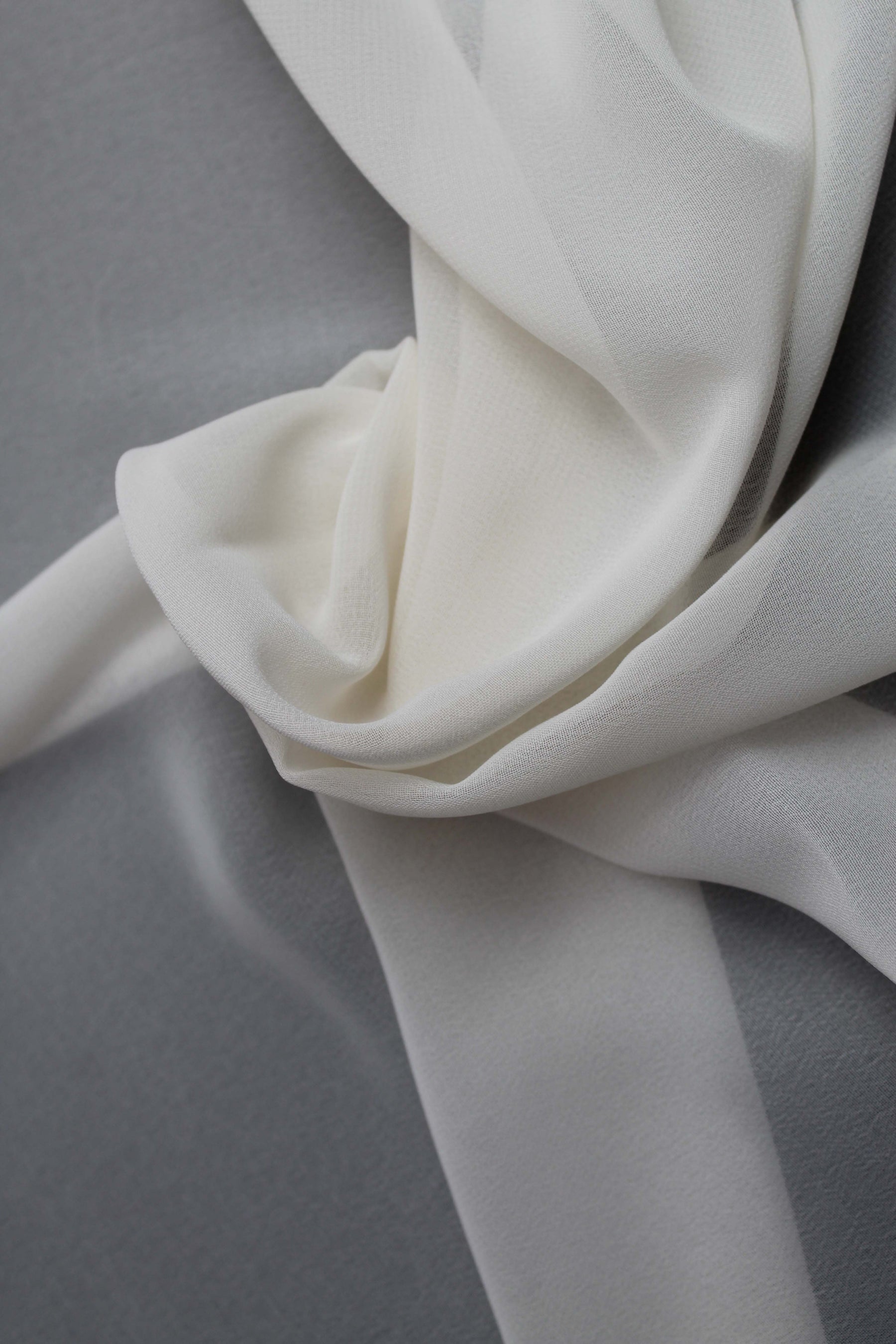 Recycelter Georgette in Muschelrosa - PB2004