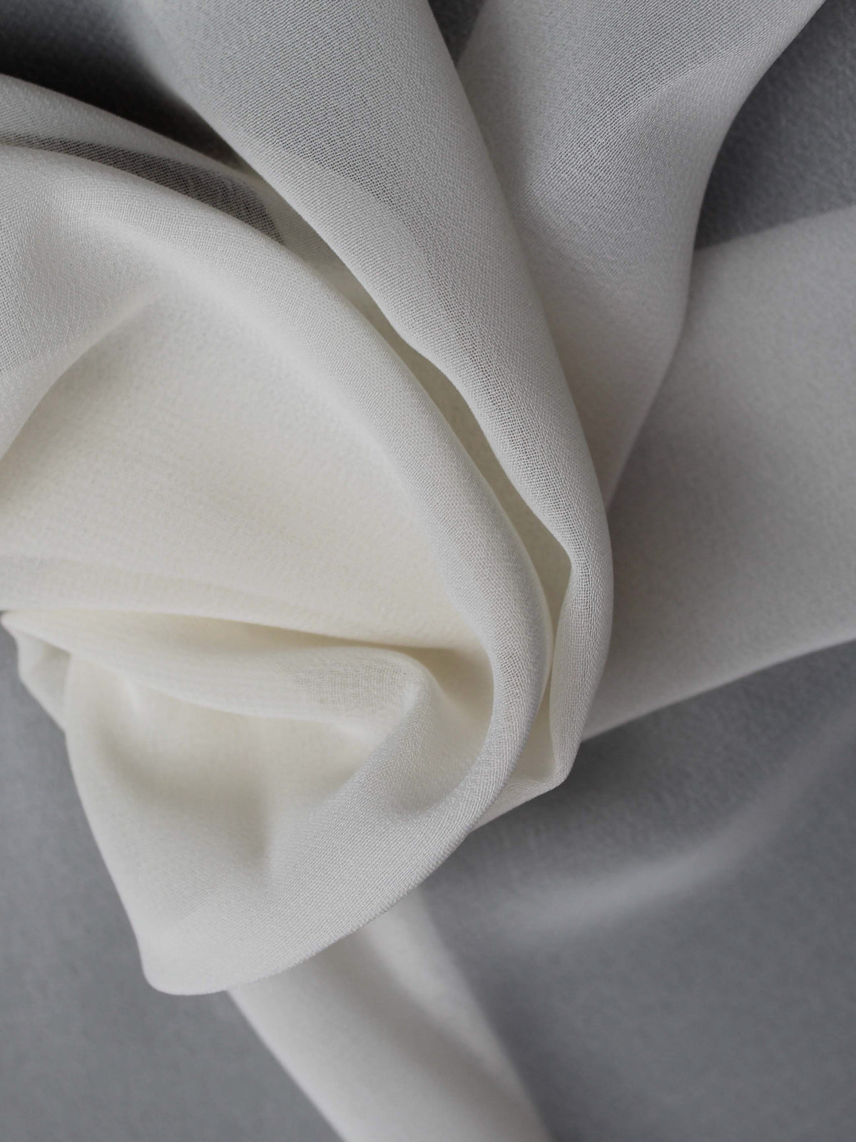 Recycelter Georgette in Muschelrosa - PB2004