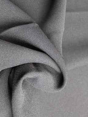 Schwarzer Polyester-Stretch-Crêpe - PB4001