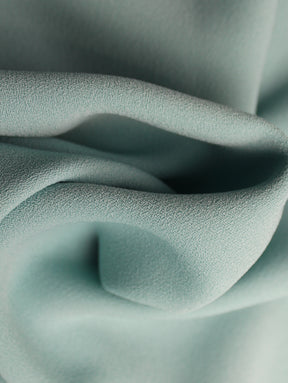 L Lake Blue Polyester Stretch Crêpe - PB4001