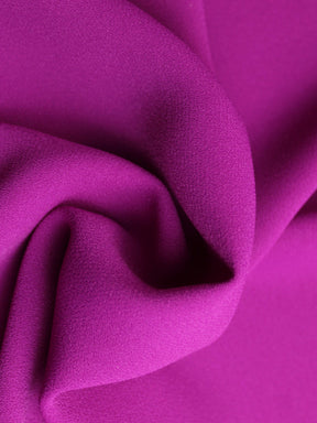 Lila Aubergine Polyester Stretch-Crêpe - PB4001