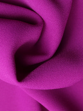 Lila Aubergine Polyester Stretch-Crêpe - PB4001