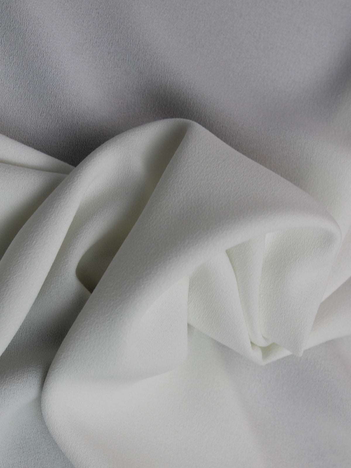 S Elfenbein Eco Polyester Stretch Crêpe - PB4006