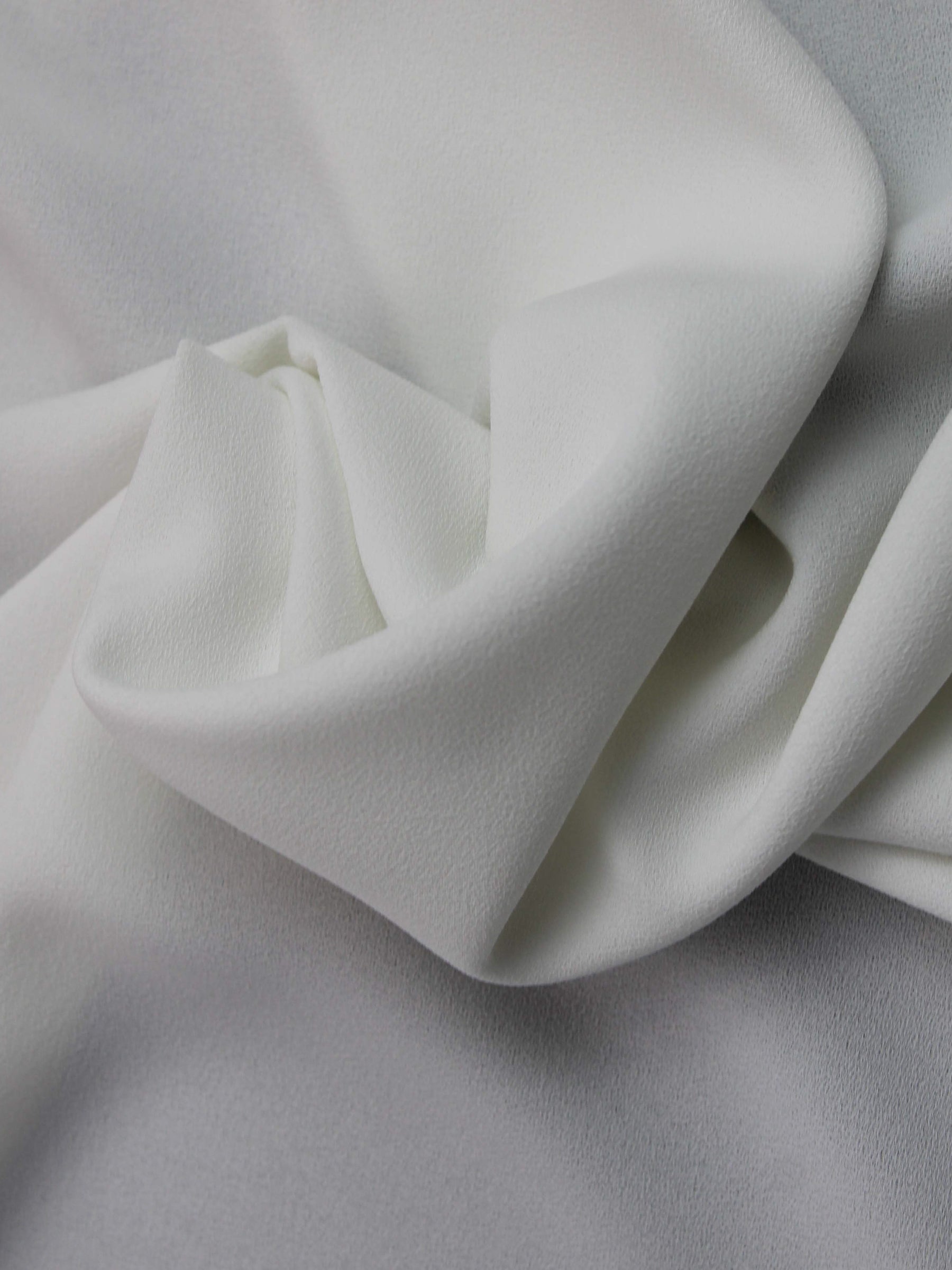 S Elfenbein Eco Polyester Stretch Crêpe - PB4006