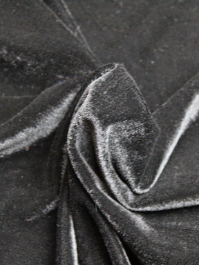 Schwarzer Stretch-Velours – PB5002