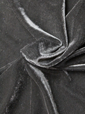 Schwarzer Stretch-Velours – PB5002