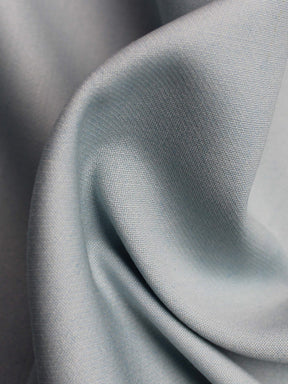Enteneiblauer Stretch-Krepp aus italienischer Wolle – PH4002