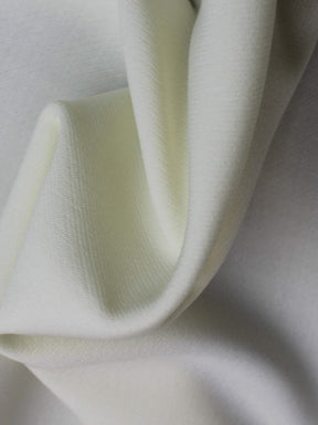 Elfenbeinfarbener Stretch-Krepp aus italienischer Wolle – PH4002