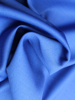 Königsblauer elastischer italienischer Wollkrepp - PH4002