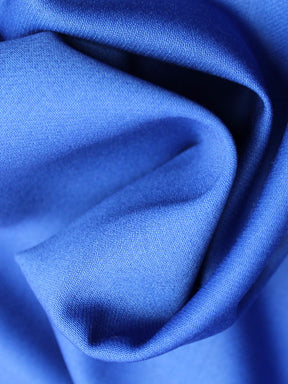 Königsblauer elastischer italienischer Wollkrepp - PH4002