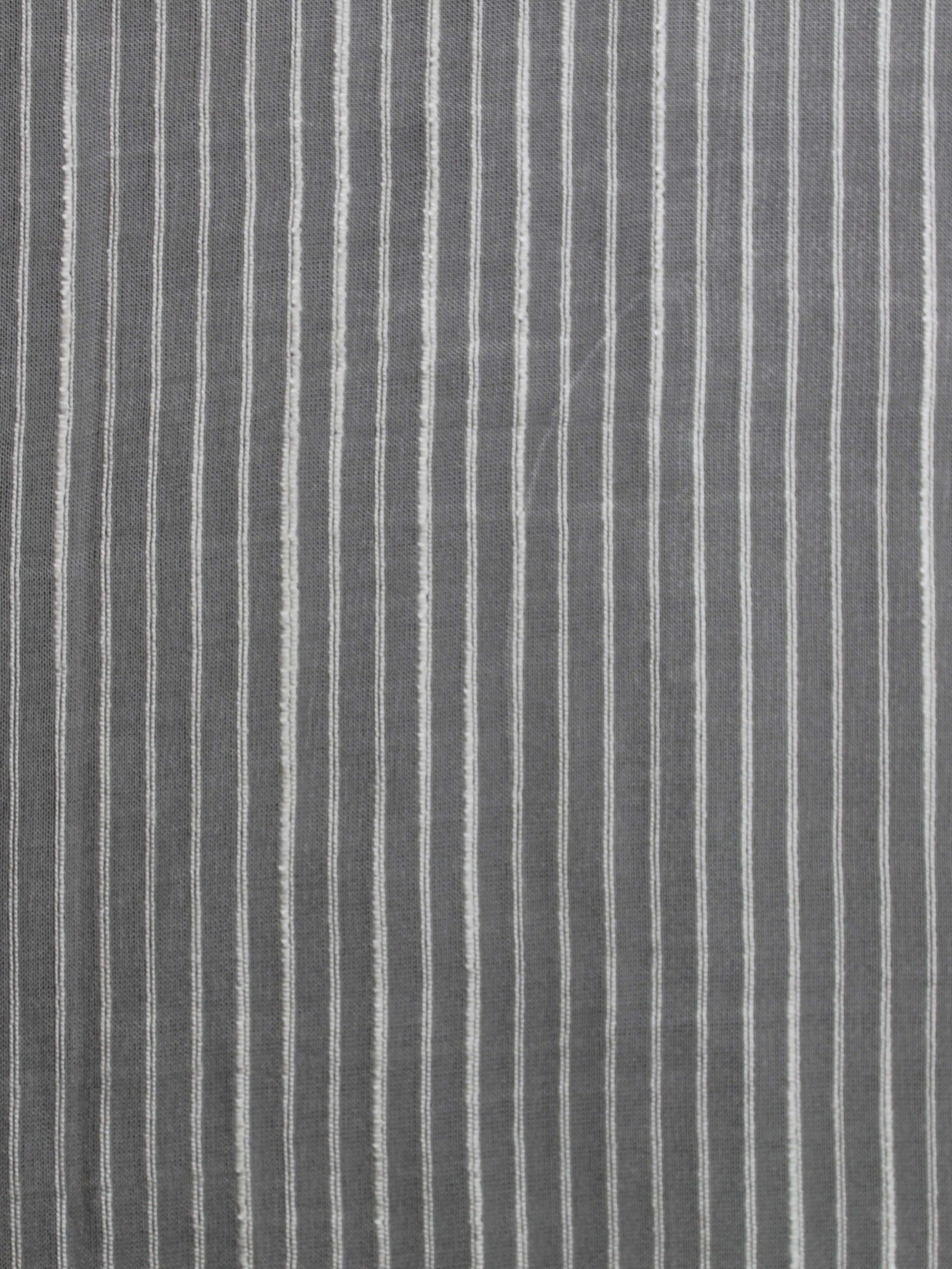 Elfenbeinfarbener gestreifter Voile – PH5002