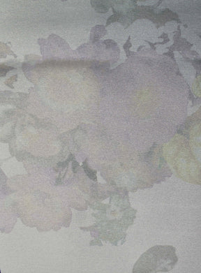 Helles Elfenbein/mehrfarbig bedruckte Organza – PR2007