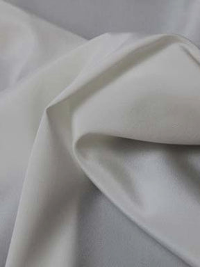 Elfenbein-Stretch-Crêpe de Chine – PS4003
