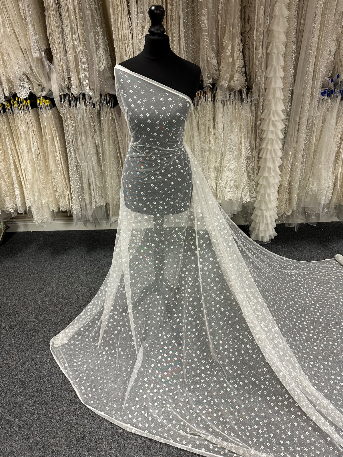 Glitter Flower on Tulle - Persist