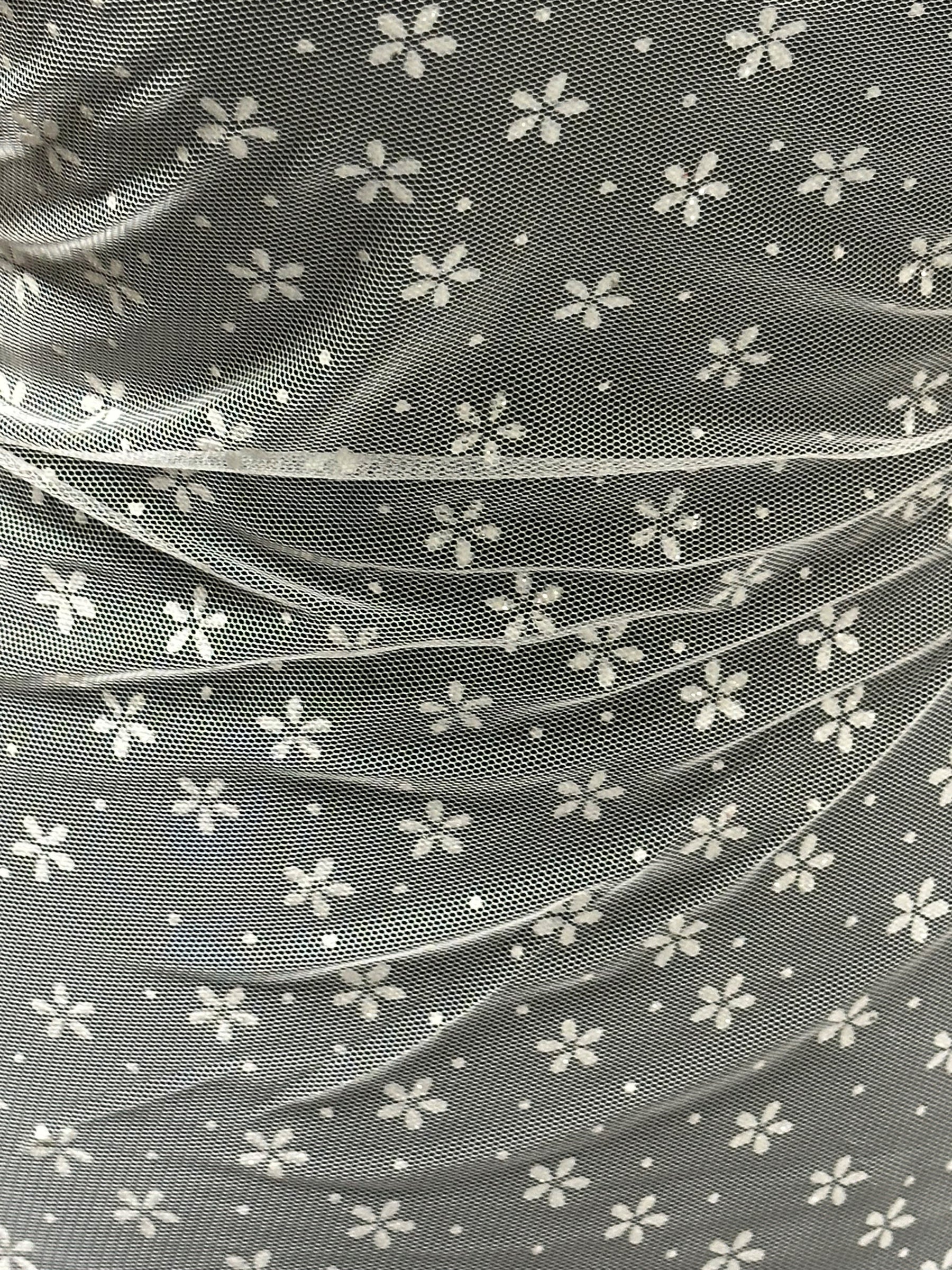 Glitter Flower on Tulle - Persist