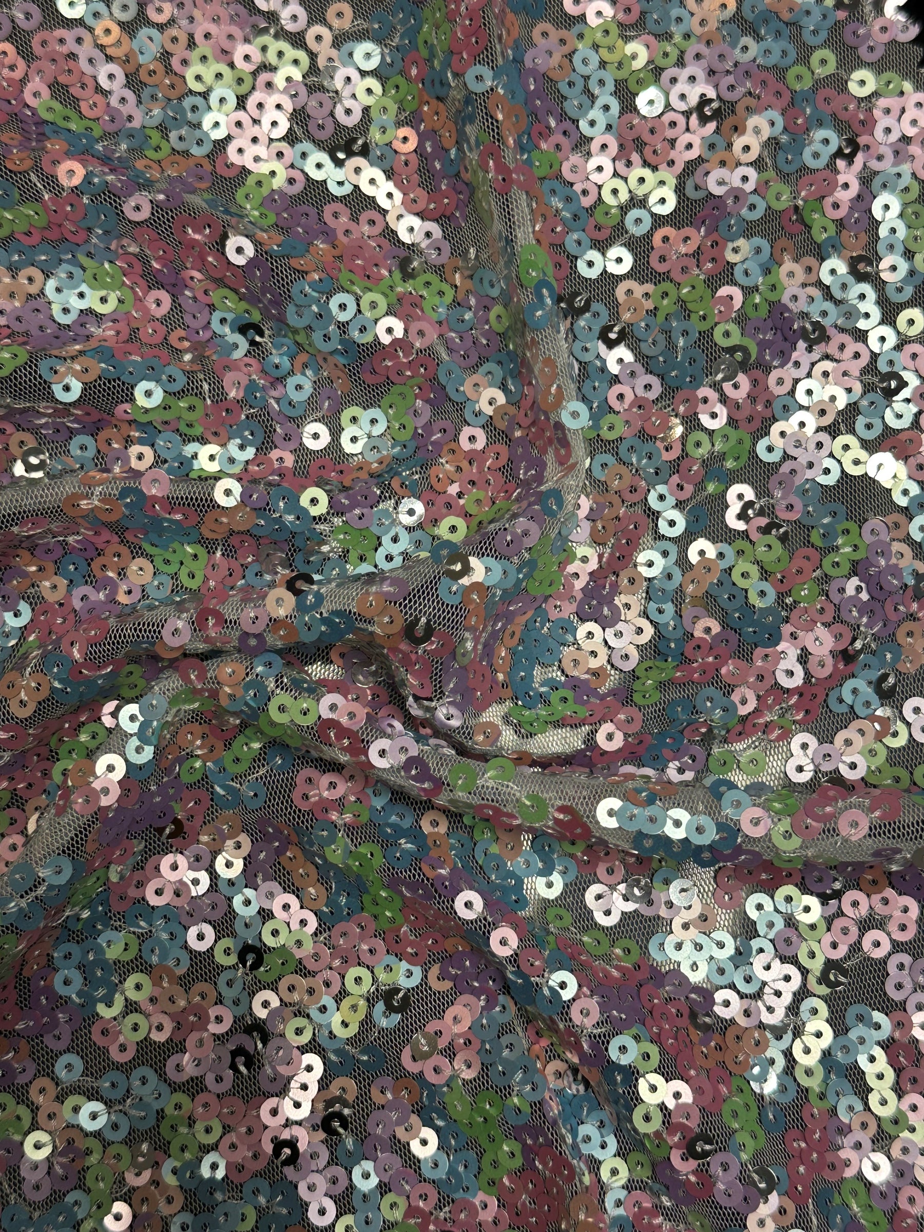 Mehrfarbiger Pailletten-Tüll - Phoebe (CF)