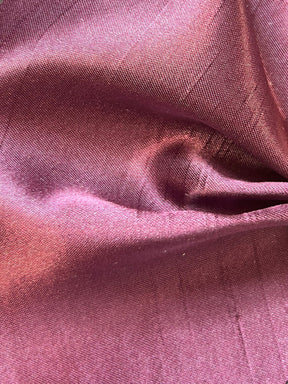 Dupion aus Polyester mit Satinrücken, Pflaume – Klarheit