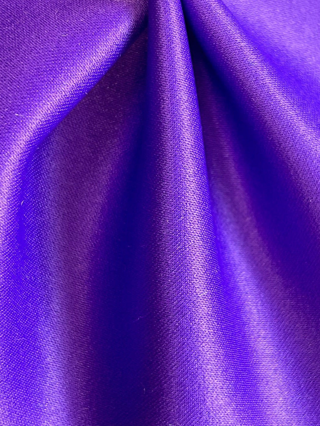 Purple Satin Backed Crepe - Princess