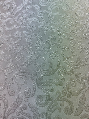 Weißer Jacquard-Brokat – Regal