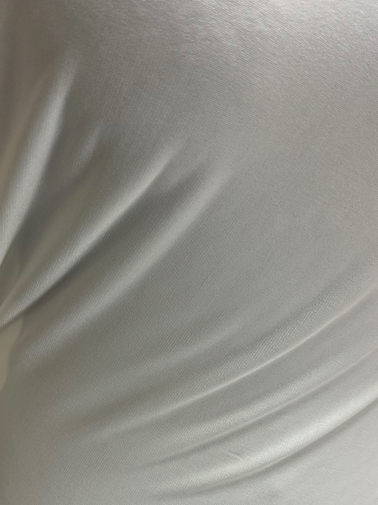Elfenbeinfarbener Polyester-Stretch-Jersey - Radical