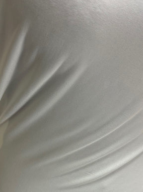 Elfenbeinfarbener Polyester-Stretch-Jersey - Radical