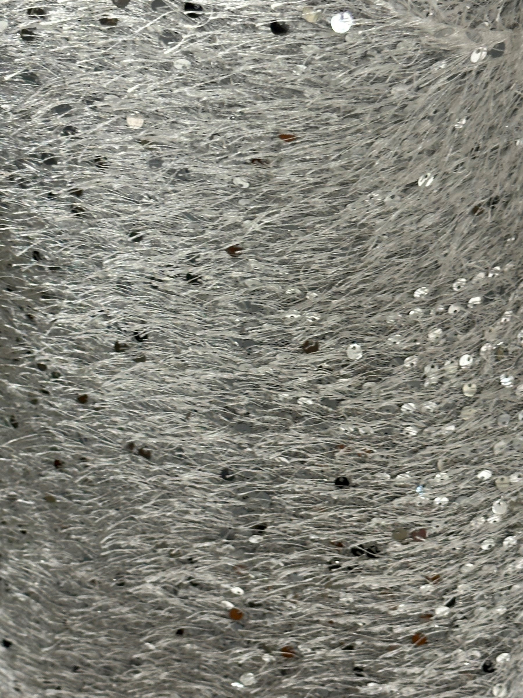 Silberner Glamour-Stoff – Ravine