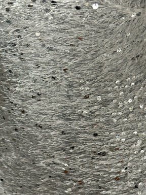 Silberner Glamour-Stoff – Ravine