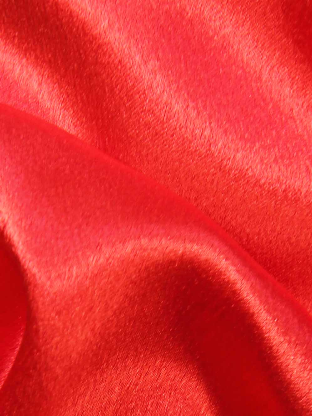 Roter Polyester-Krepp-Rückensatin – Desire