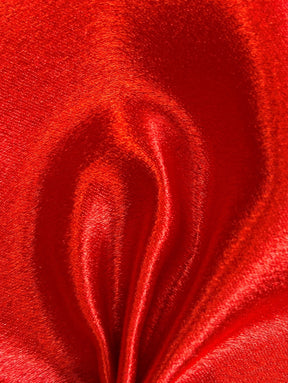 Roter Polyester-Krepp-Rückensatin – Desire