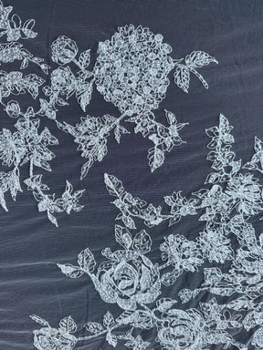 Elfenbeinfarbene Perlenspitze - Rikke