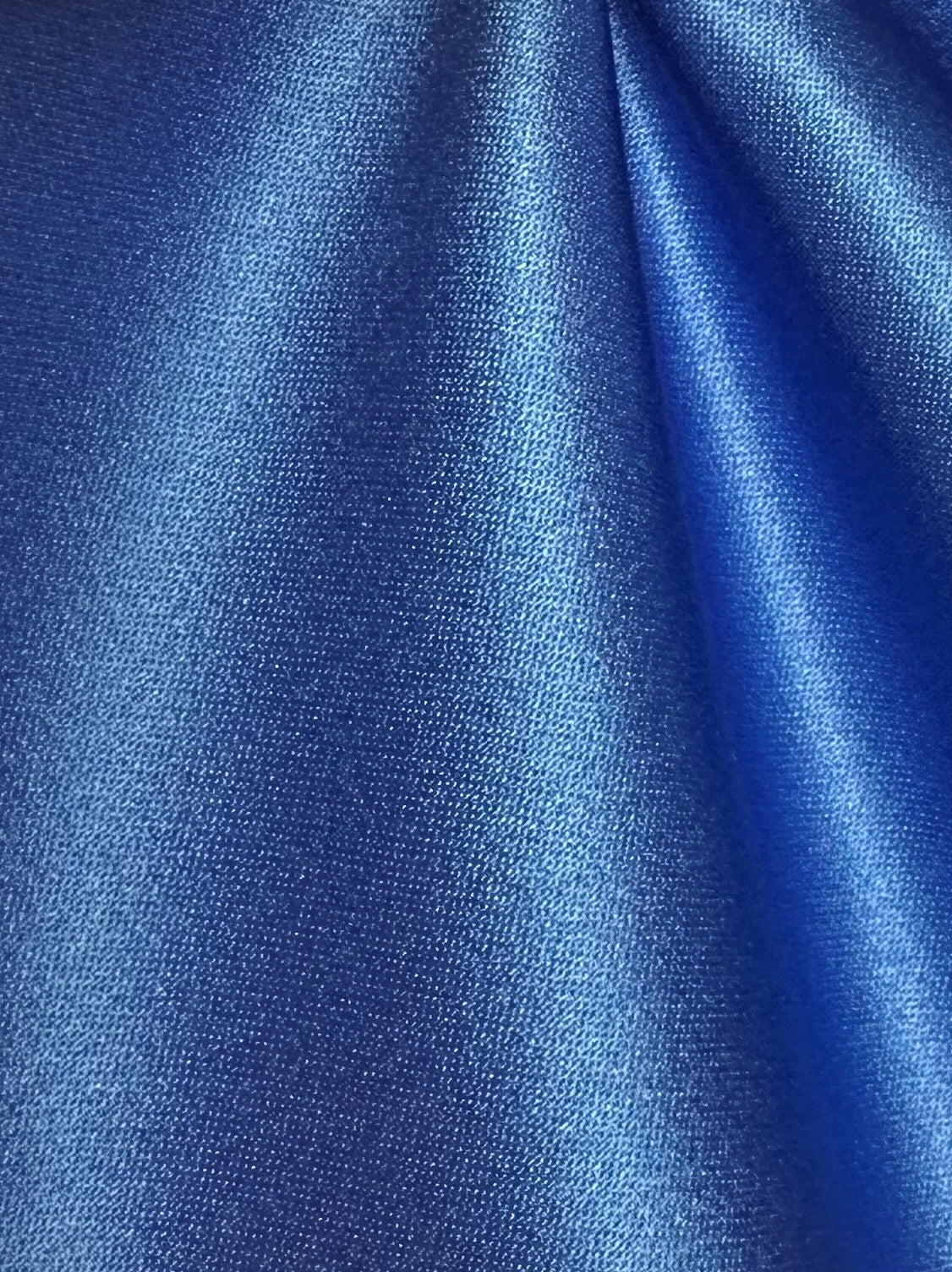 Königsblauer Polyester-Satin – Kanada