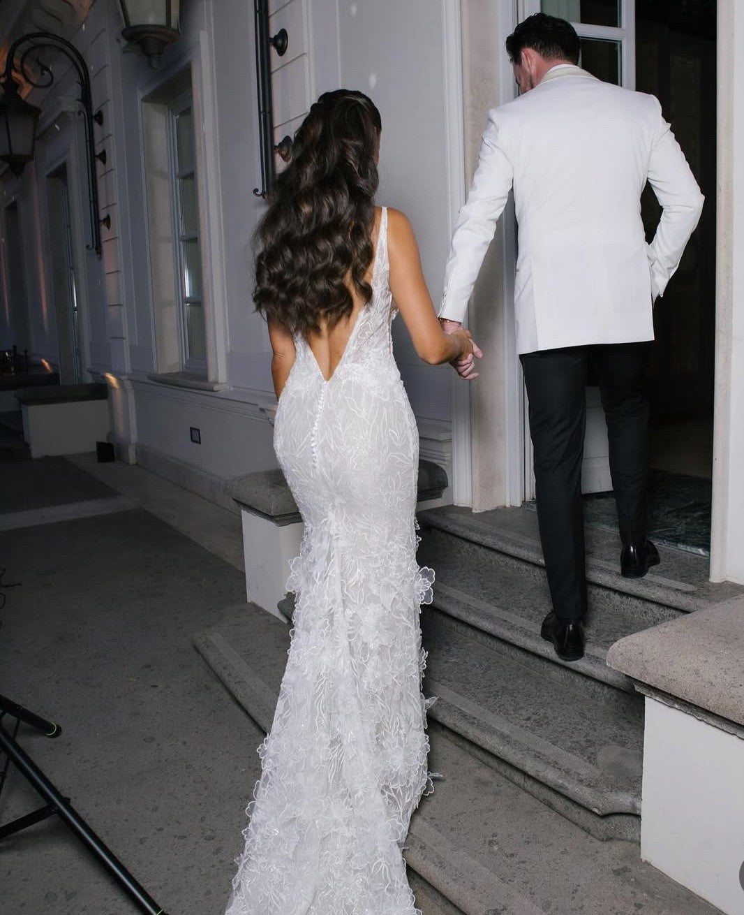 Elfenbeinfarbene 3D-Spitze – Saga