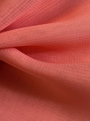 Lachsfarbener Polyester-Chiffon – Wohlwollen