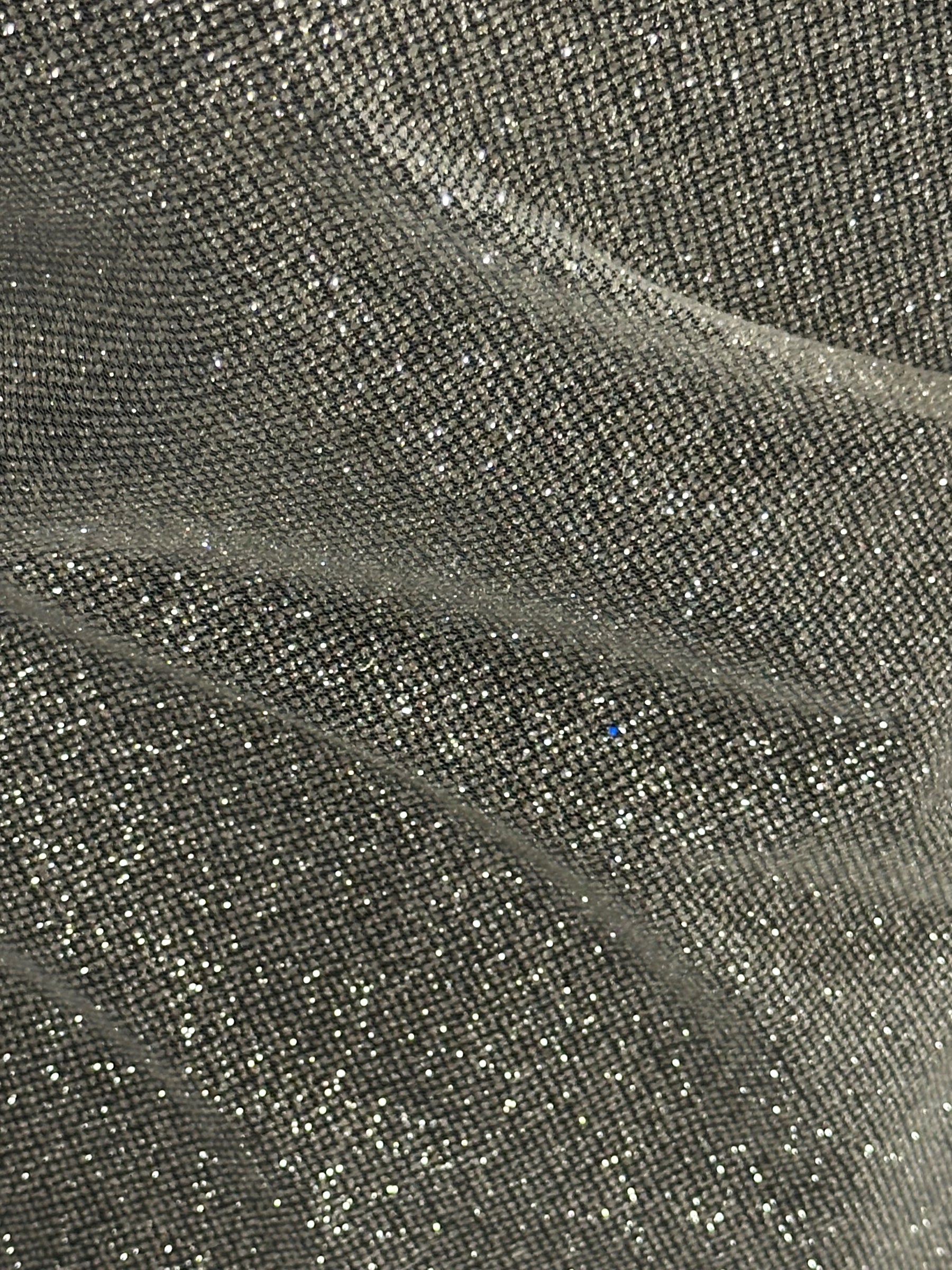 Elfenbeinfarbener Glitzertüll - Gruß