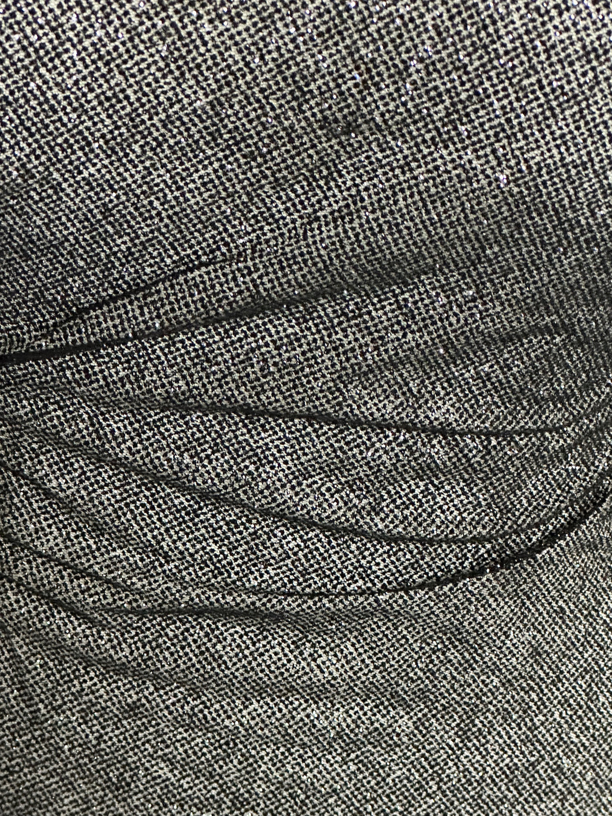 Schwarzer Glitzertüll - Salvage