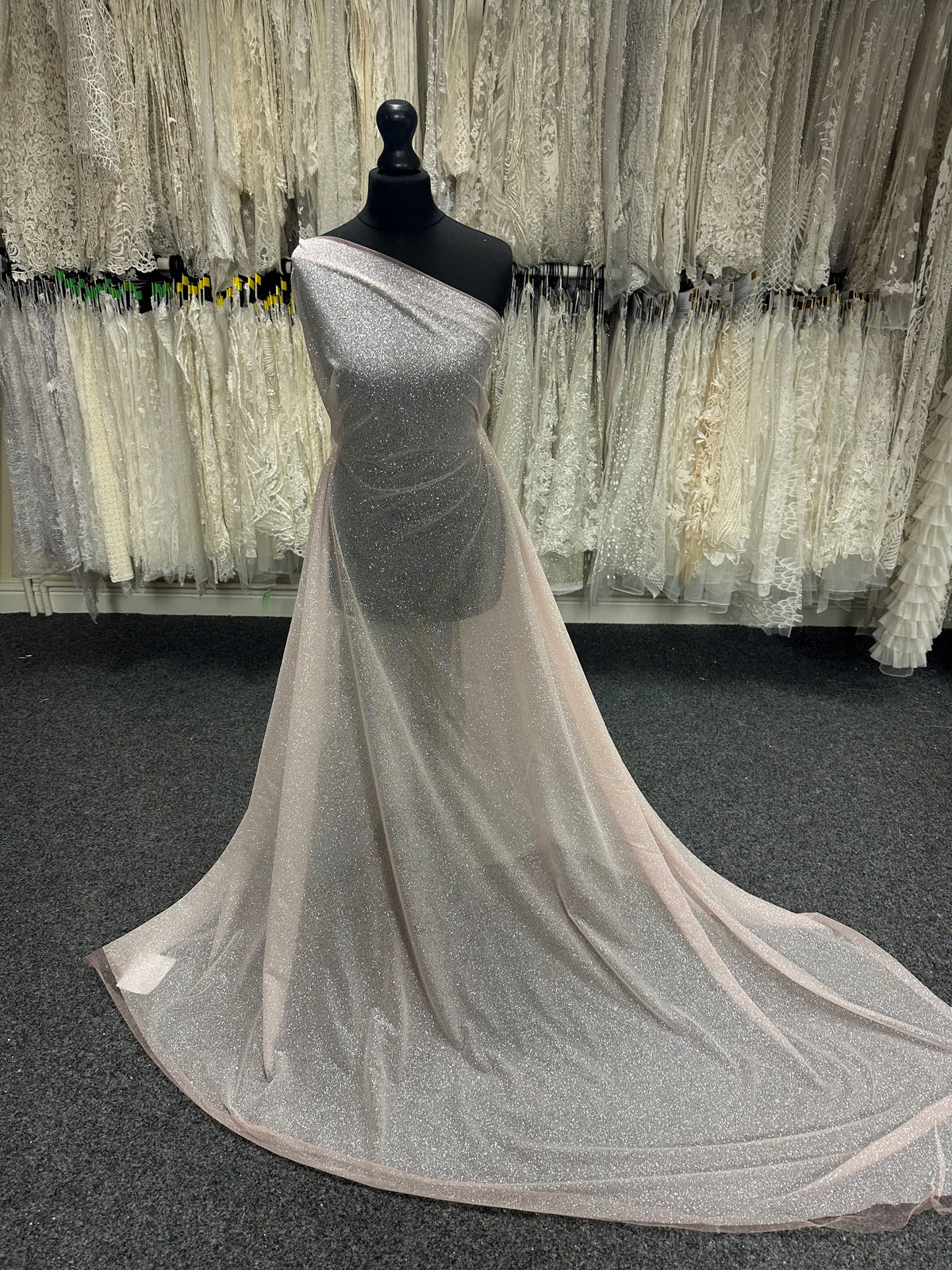 Nude Glitzertüll - Salvage