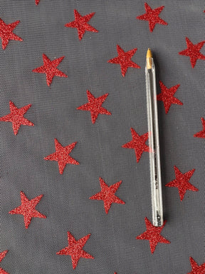 Roter Sterntüll - Pailletten