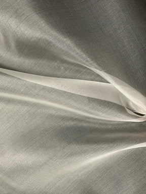 Hellelfenbeinfarbener Seidenorganza - P769