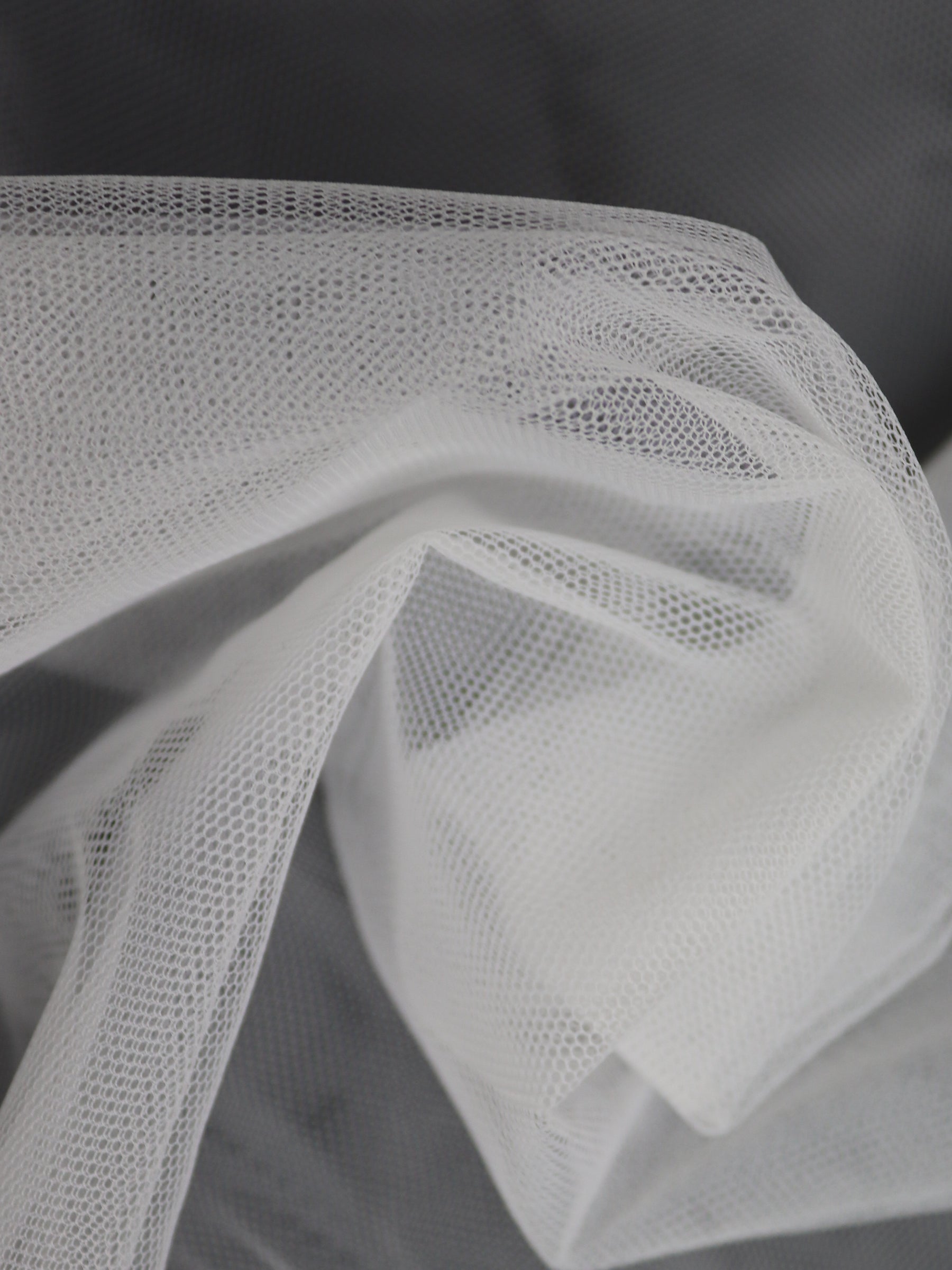 Hell elfenbeinfarbener Brauttüll für Schleier – TU0055