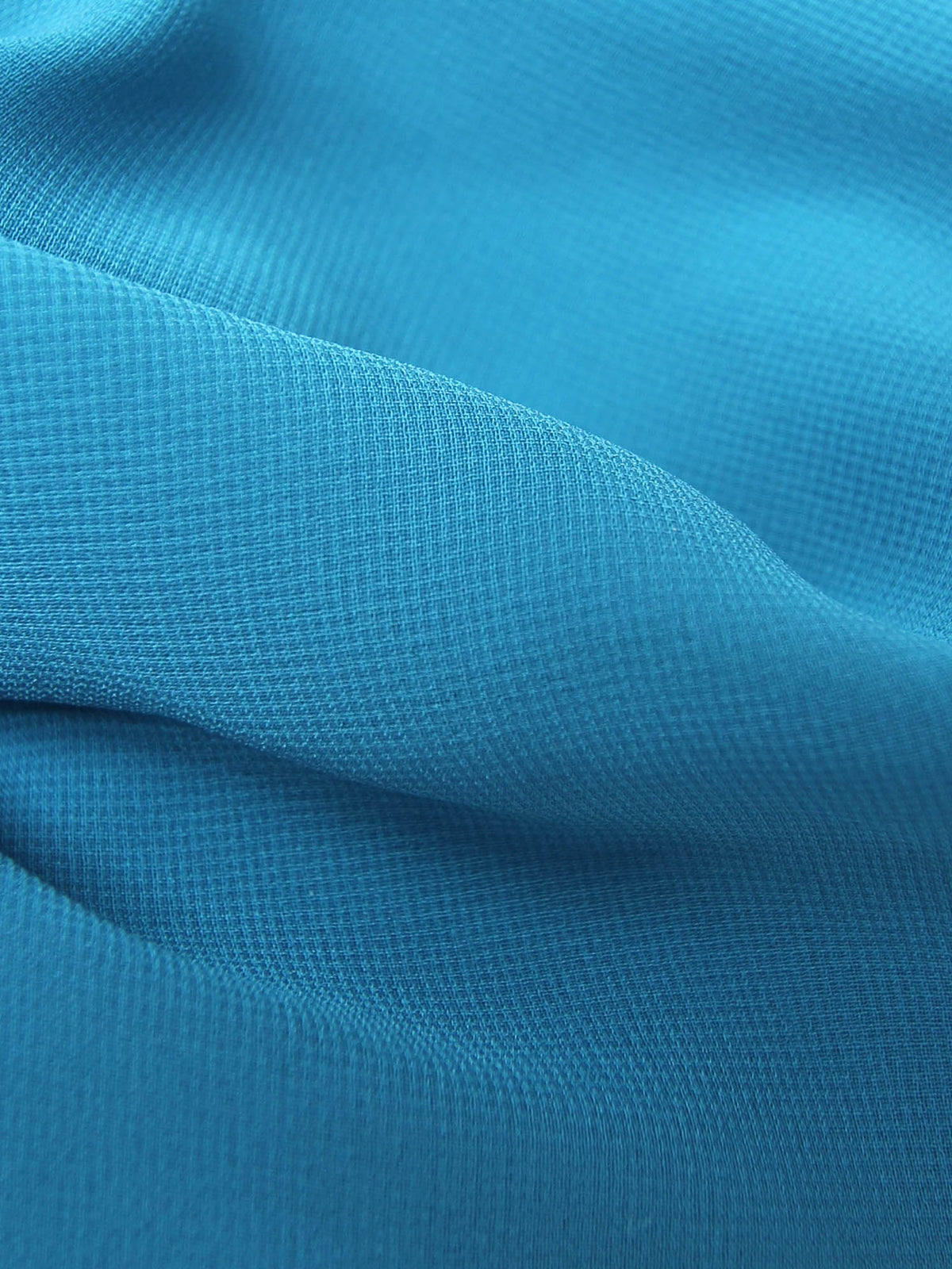 Blaugrüner Polyester-Chiffon-Stoff – Serendipity