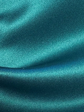 Blaugrüner Polyester-Satin – Kanada