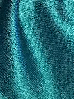 Blaugrüner Polyester-Satin – Kanada