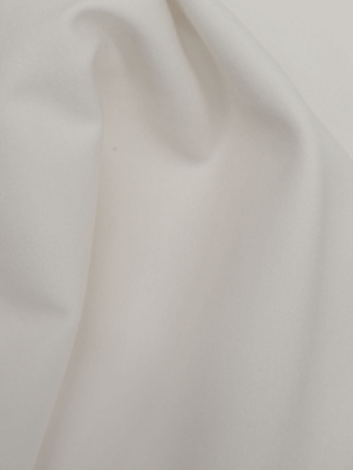 Weißer Polyester-Stretch-Krepp – Compassion