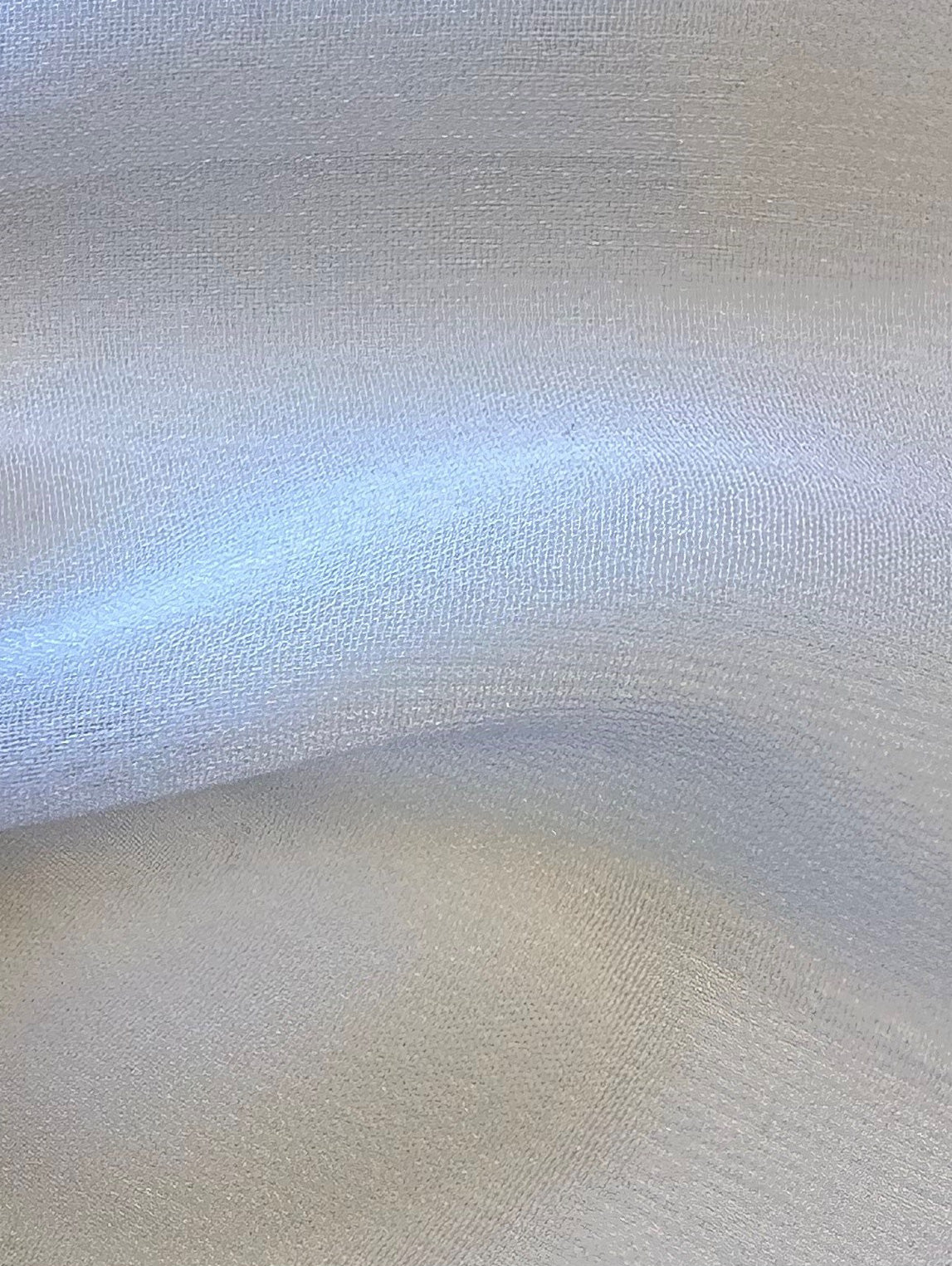 White Polyester Chiffon - Galit